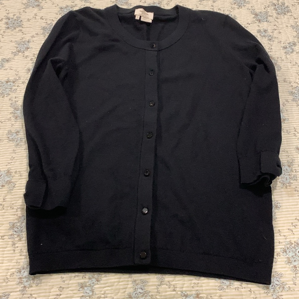 Kate Spade Sweater Size Small Like NEW Button Down Front Bow design Sleeve Cuffs - Picture 7 of 7